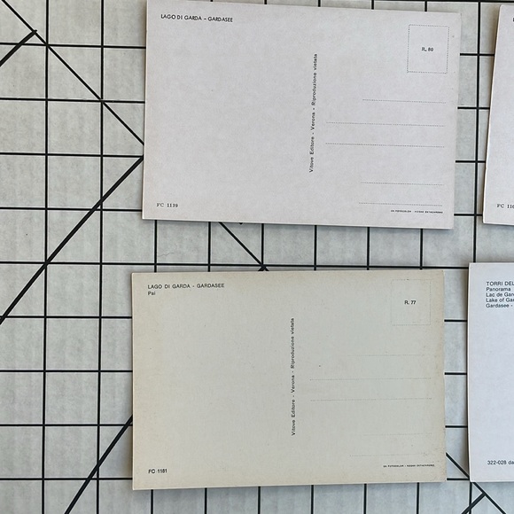 Assortment of vintage, Italian postcards, Lago Di Garda (10 cards, ca 1960/70s) - Picture 8 of 12